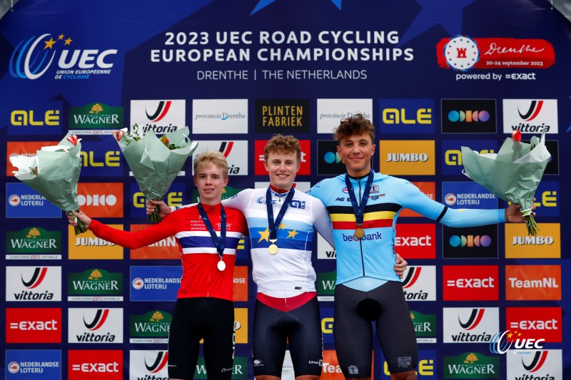 2023 UEC Road European Championships - Drenthe - Junior Men's ITT - Emmen - Emmen 20,6 km - 20/09/2023 - photo Luca Bettini/SprintCyclingAgency?2023